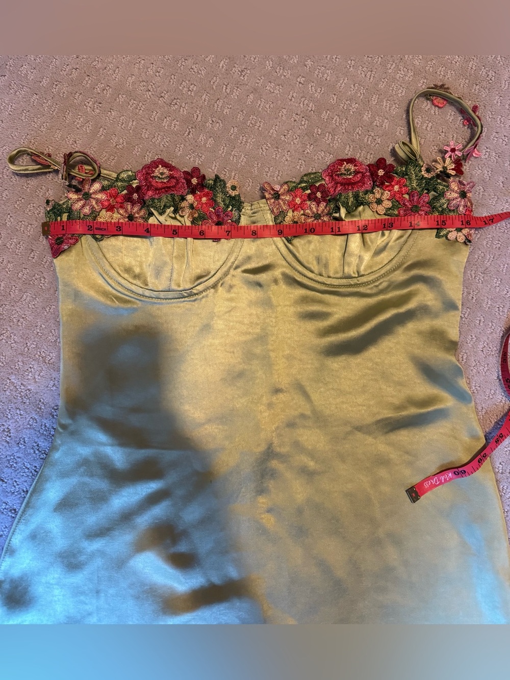 Princess Polly Kenzie Mini Dress Green - Picture 5 of 5